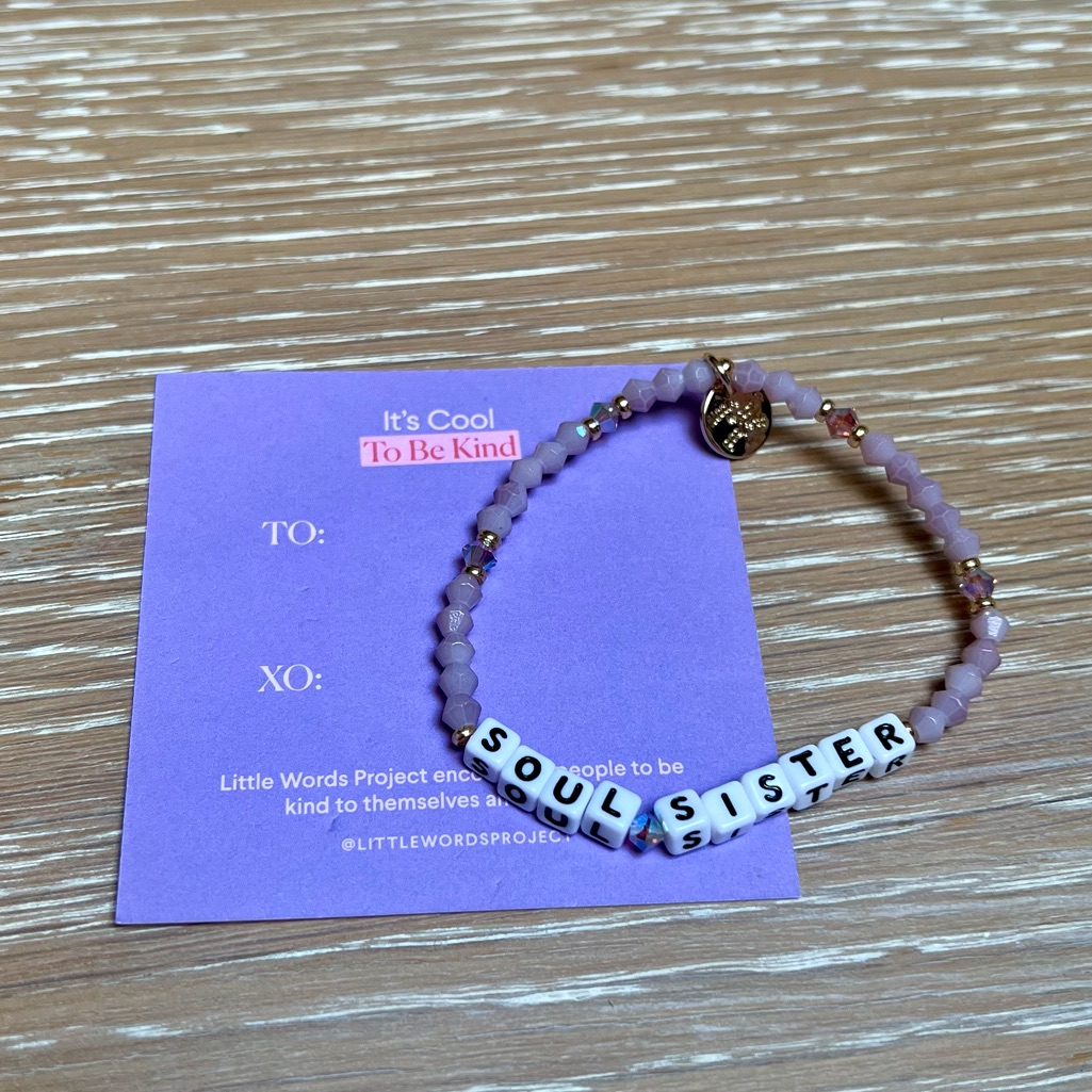 Little Words Project Soul Sister Bracelet 15$